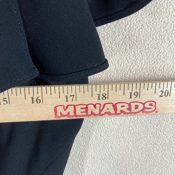 Vintage Y2K Jones New York Fairy Grunge Maxi Dress 14 Black Babydoll Whimsigoth - Picture 5 of 8